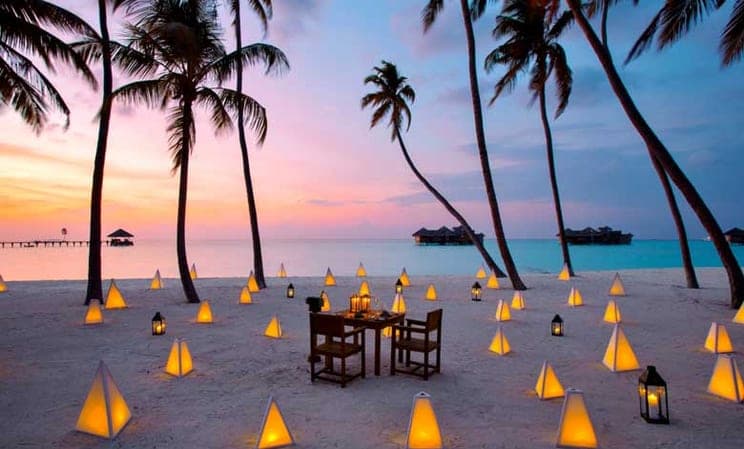 The Maldives honeymoon
